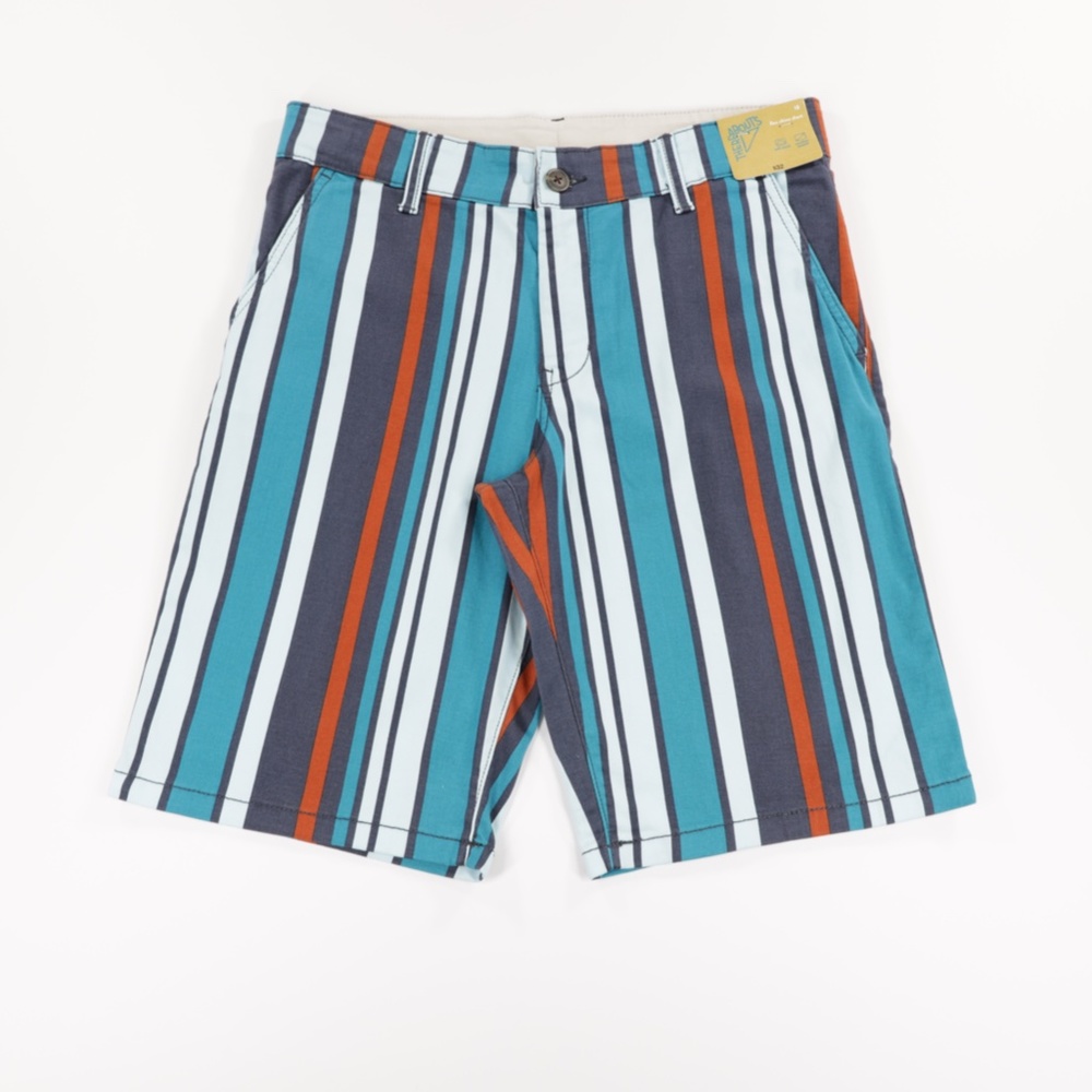 Thereabouts Boys Adjustable Waist Comfort Stripe Flex Chino Short Navy Size 18‎